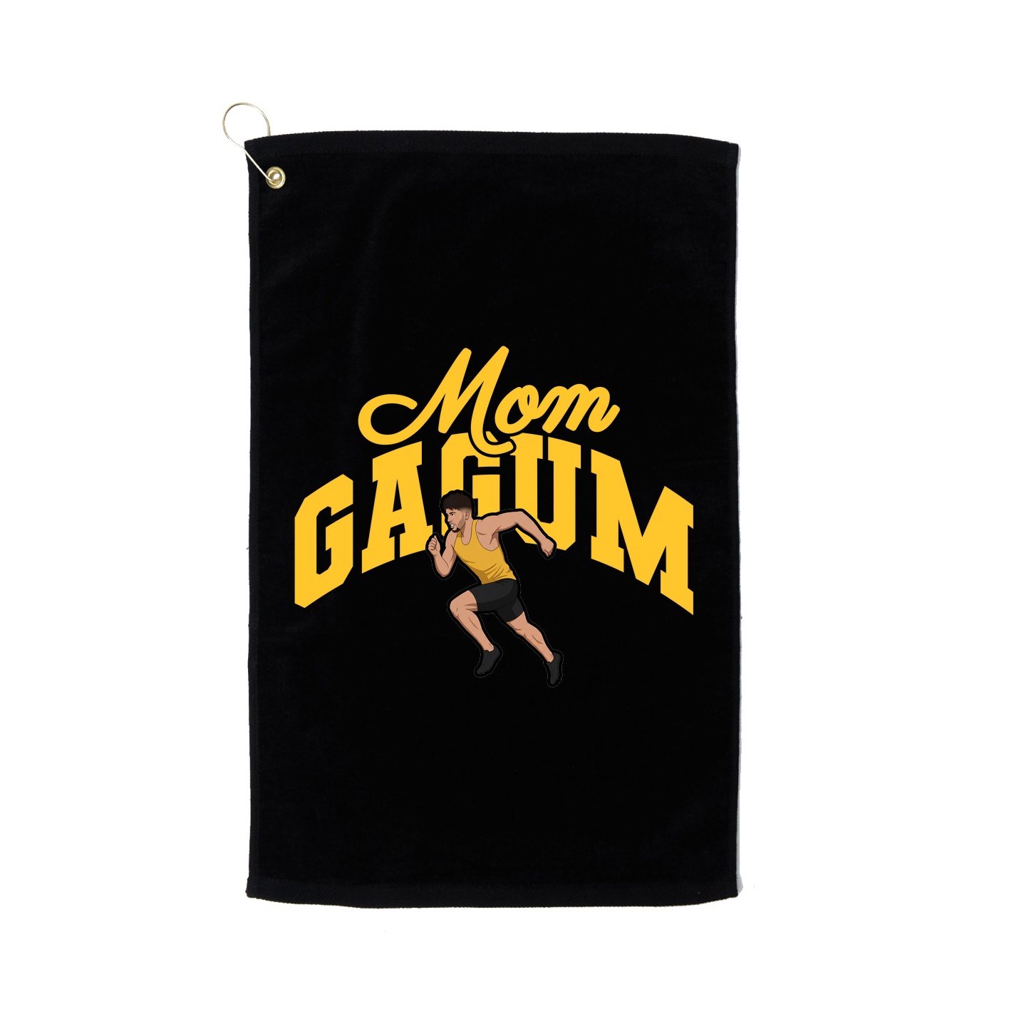 Golf Towel — Mothers Day Arch in Black