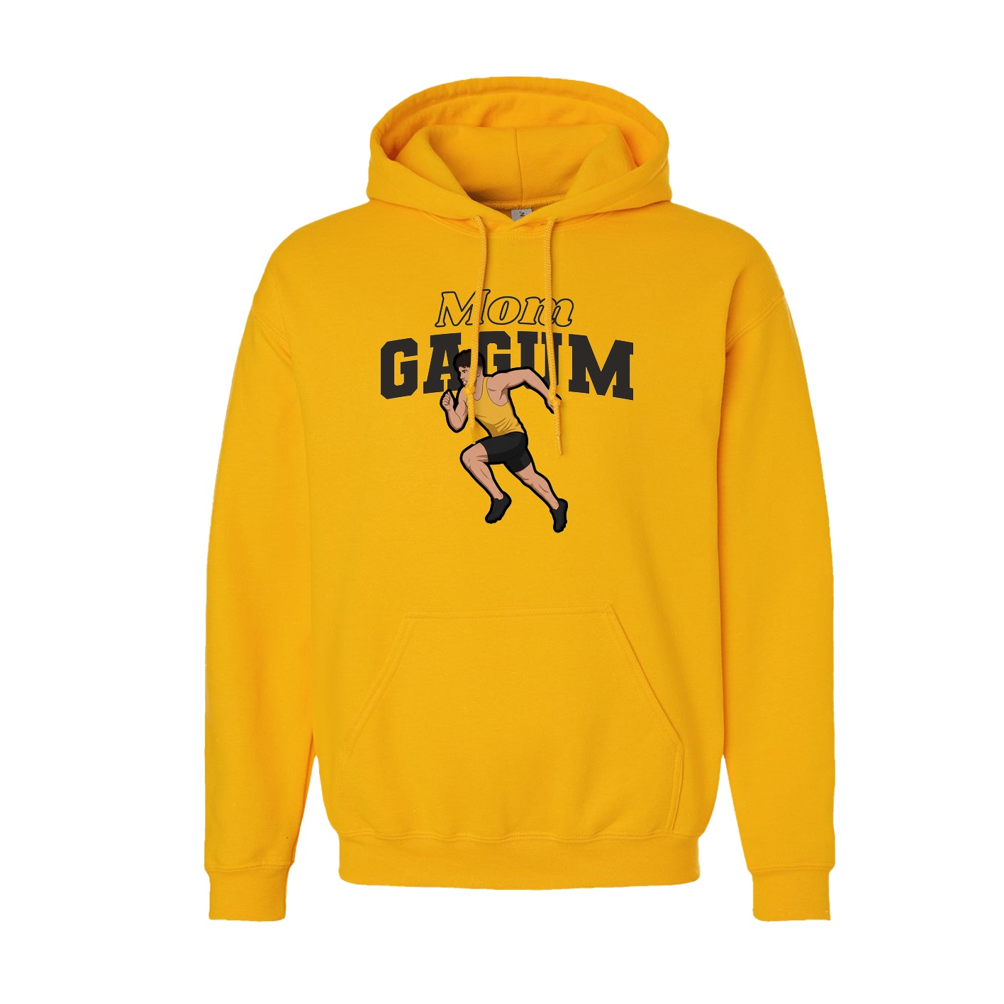 Youth Hoodie — Mothers Day Block in Gold