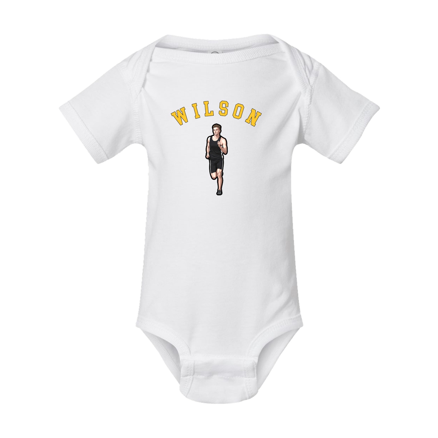 Baby Onesie — Shirsey Arch in White