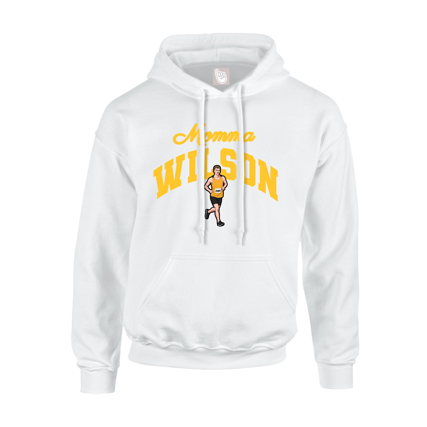 Youth Hoodie — Mothers Day Arch in White