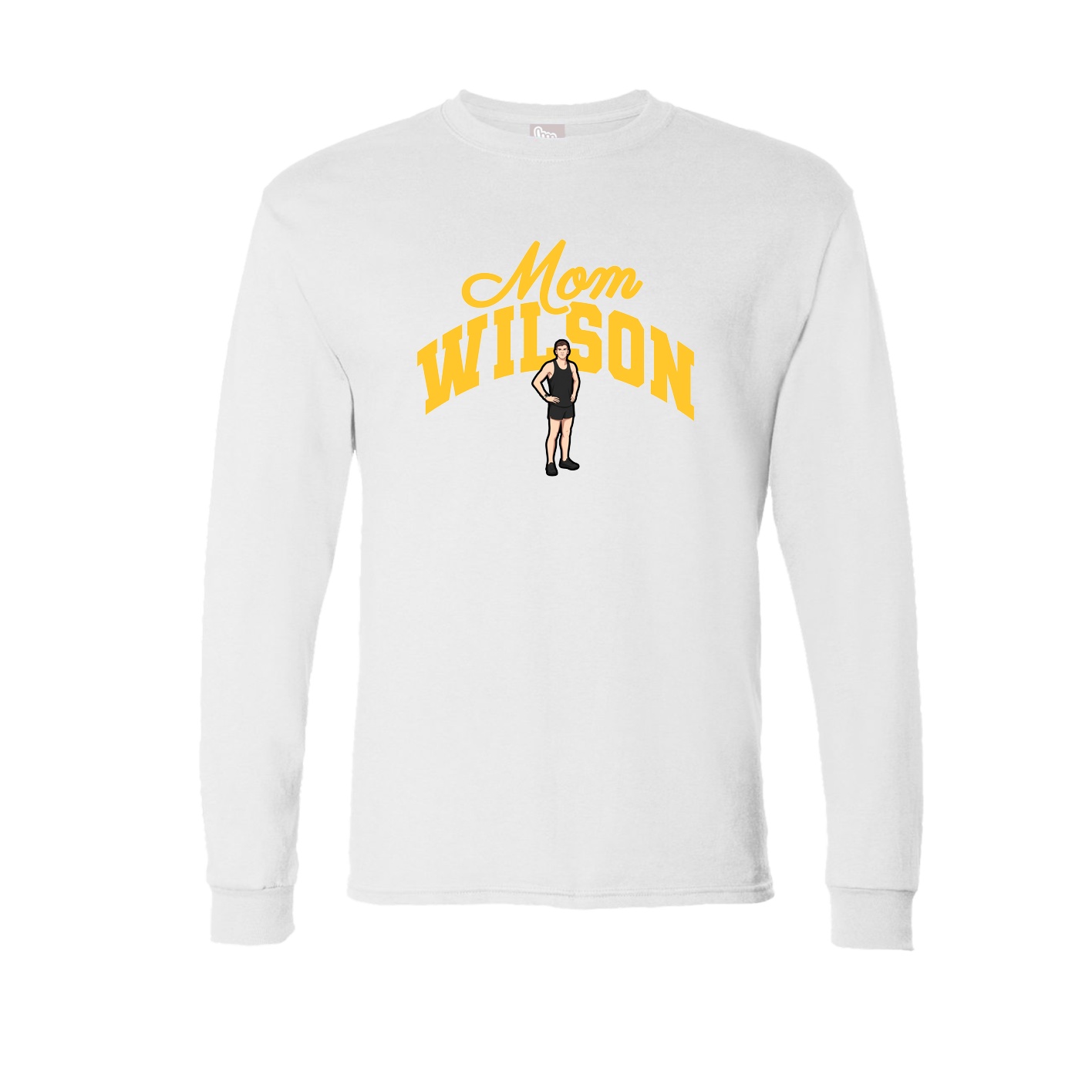 Long Sleeve Tee — Mothers Day Arch in White