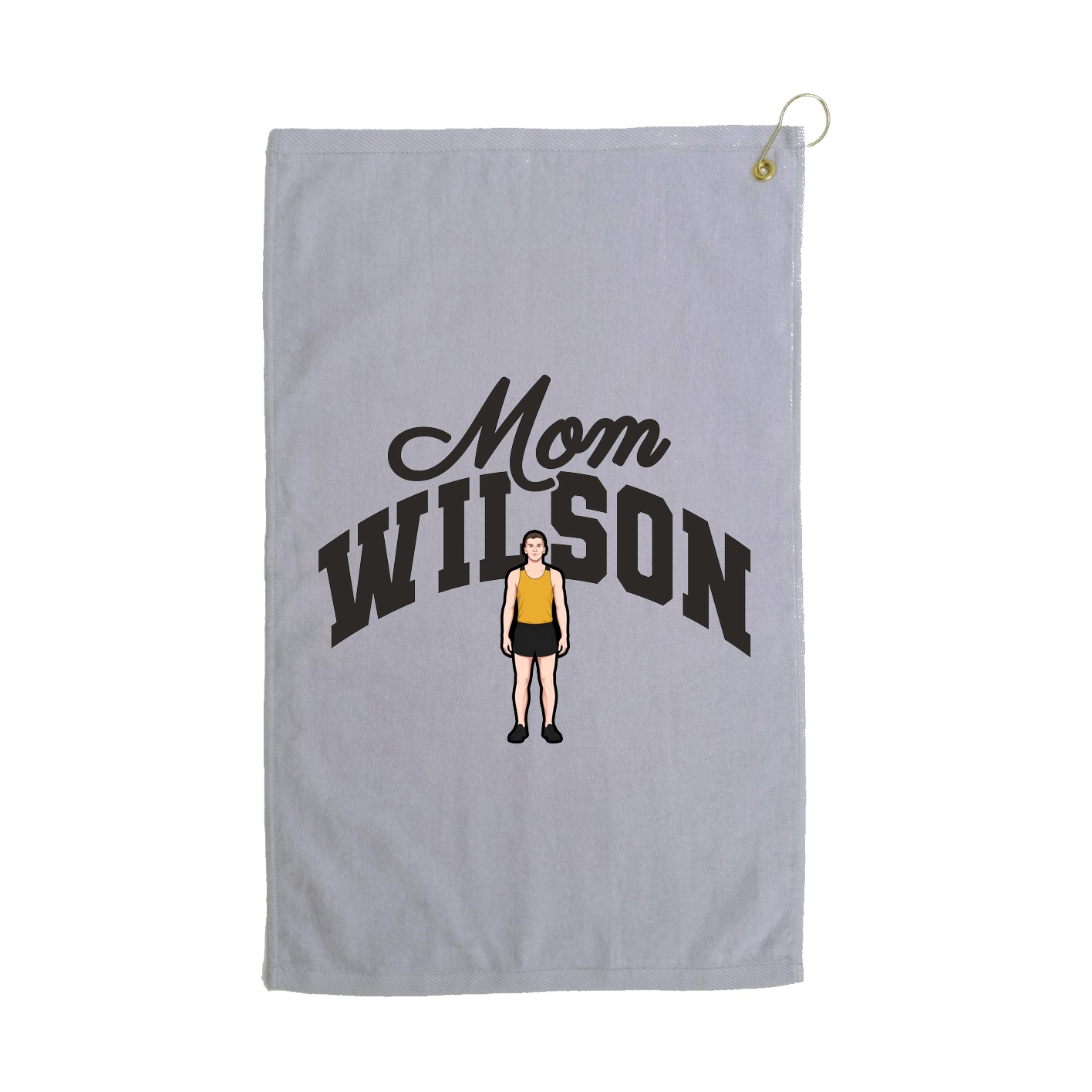 Golf Towel — Mothers Day Arch in Grey