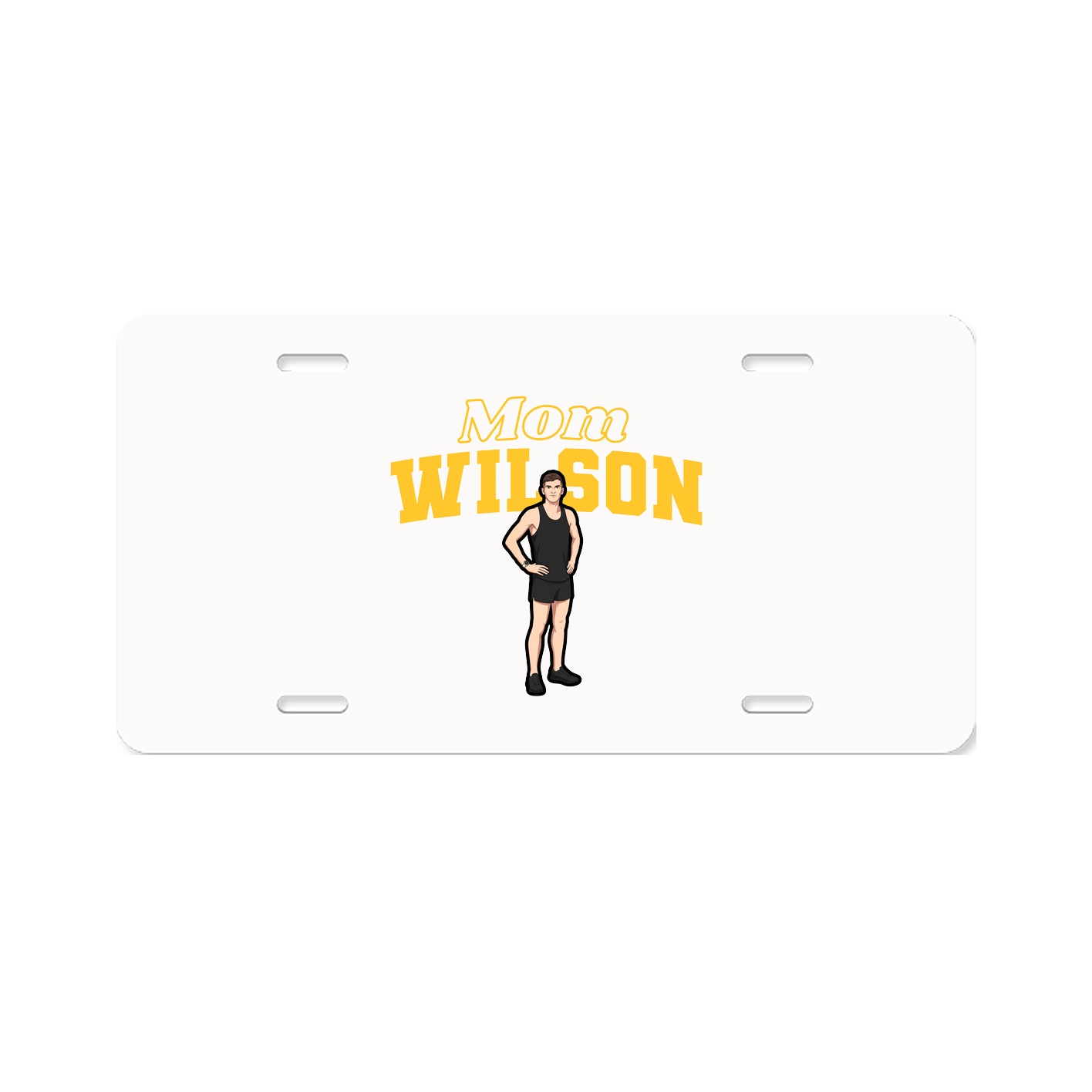 License Plate — Mothers Day Block in Classic
