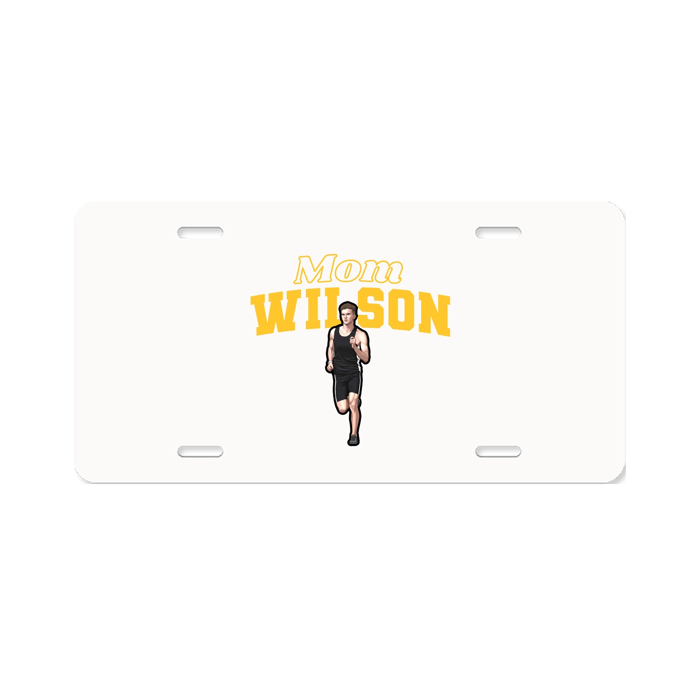 License Plate — Mothers Day Block in Classic