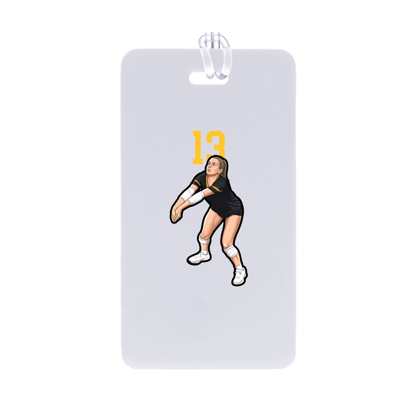 Bag Tag — Number Top in Classic