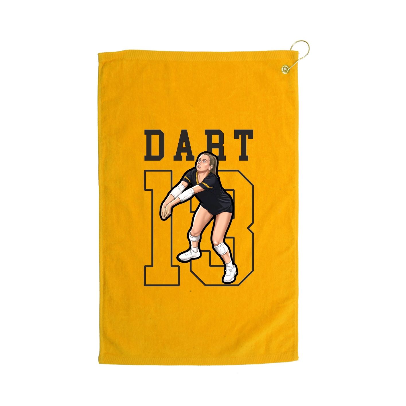 Golf Towel — Shirsey in Gold