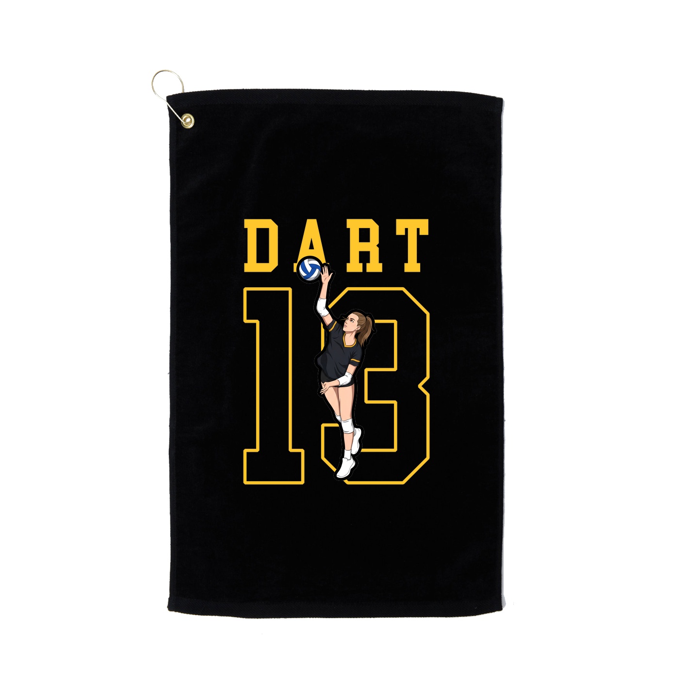 Golf Towel — Shirsey in Black