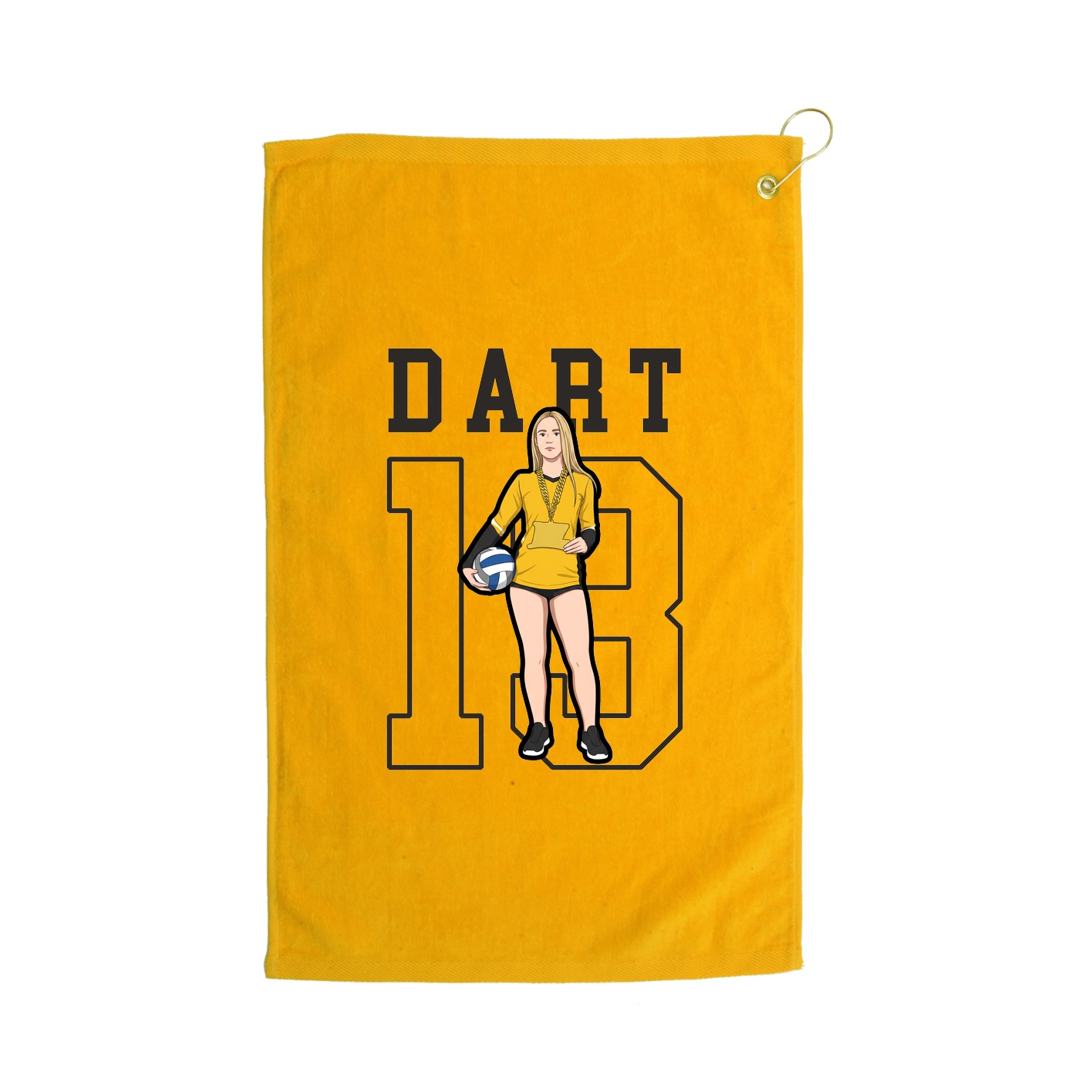Golf Towel — Shirsey in Gold