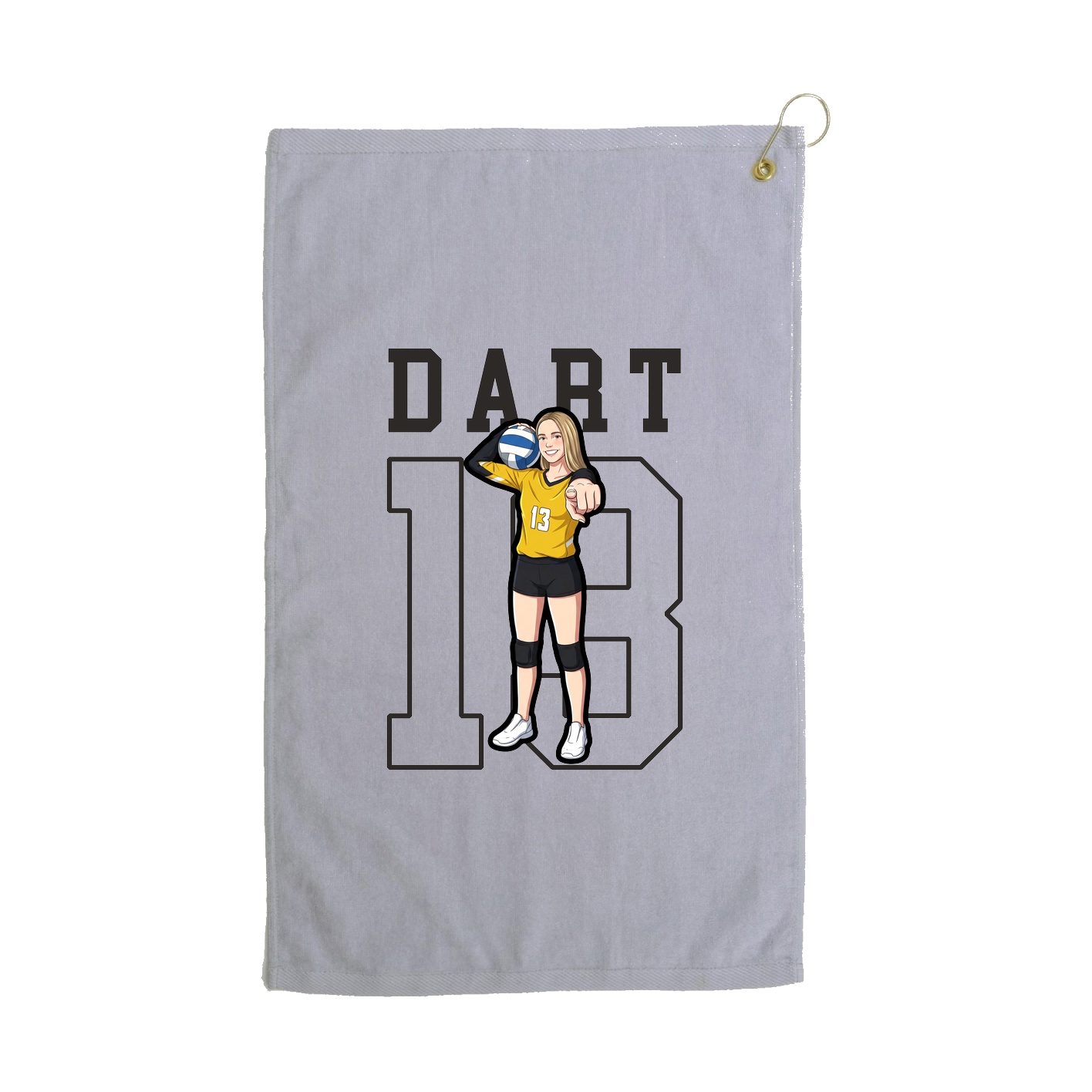 Golf Towel — Shirsey in Grey