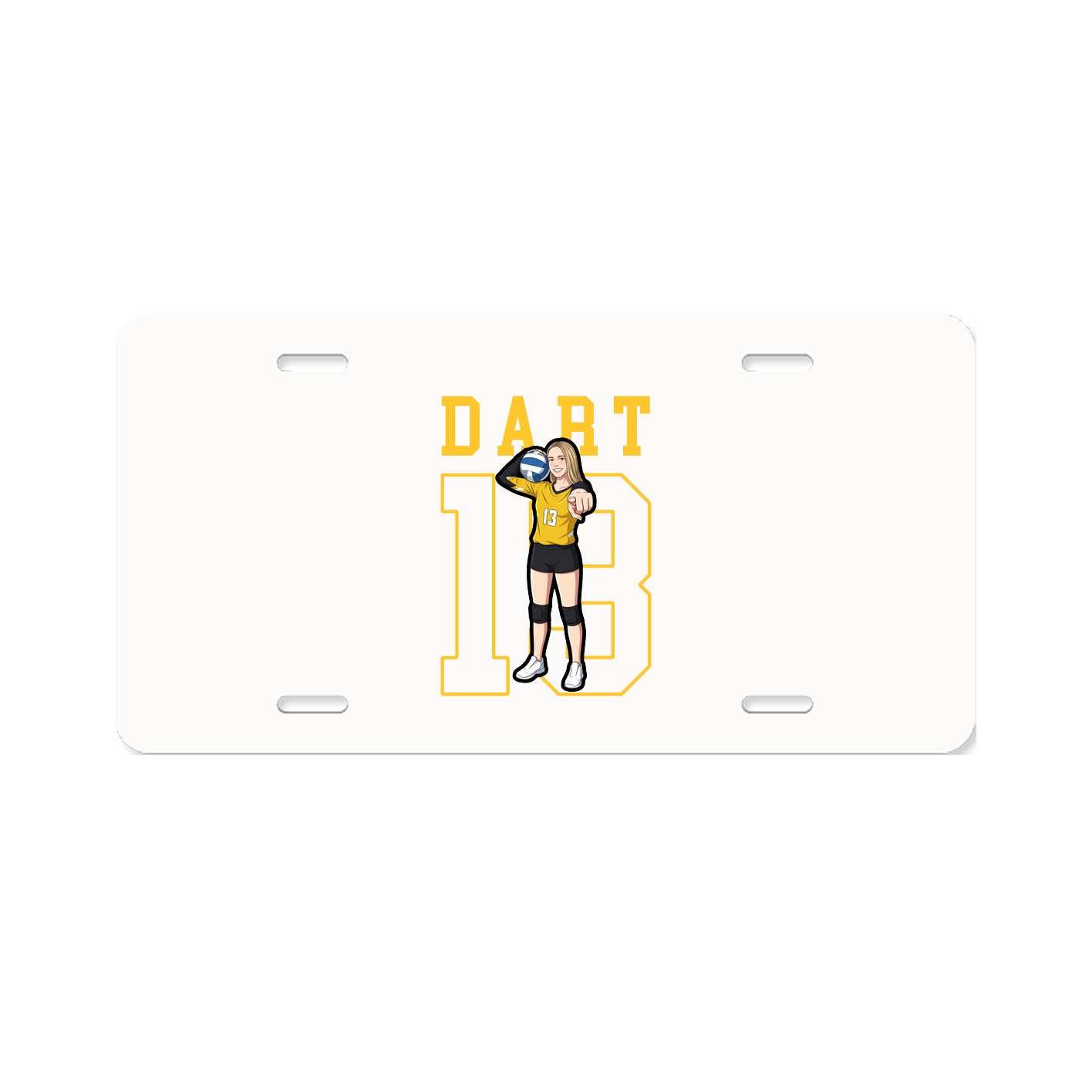 License Plate — Shirsey in Classic