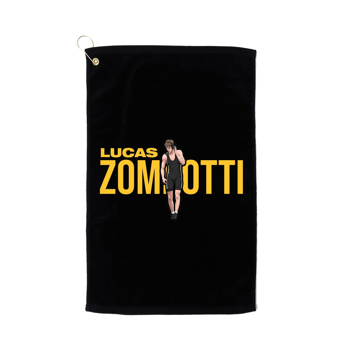 Golf Towel — Player Name in Black