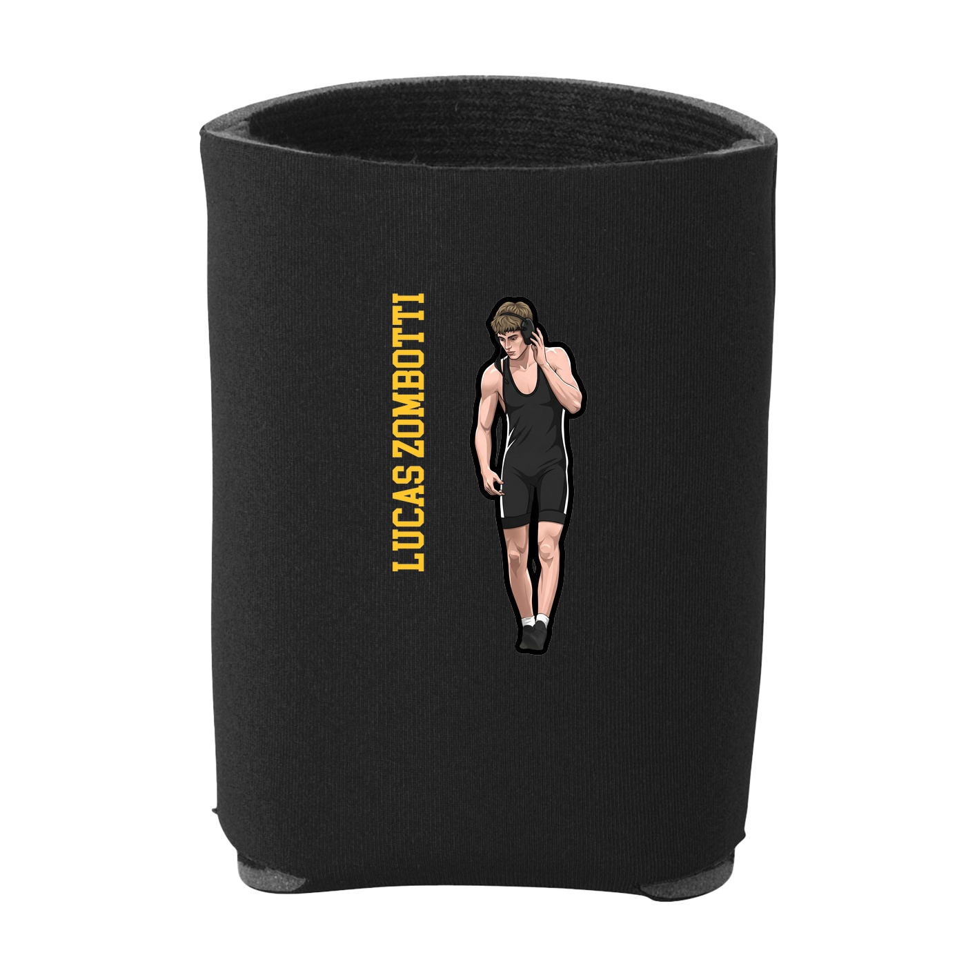 Can Holder — Name Vertical in Black