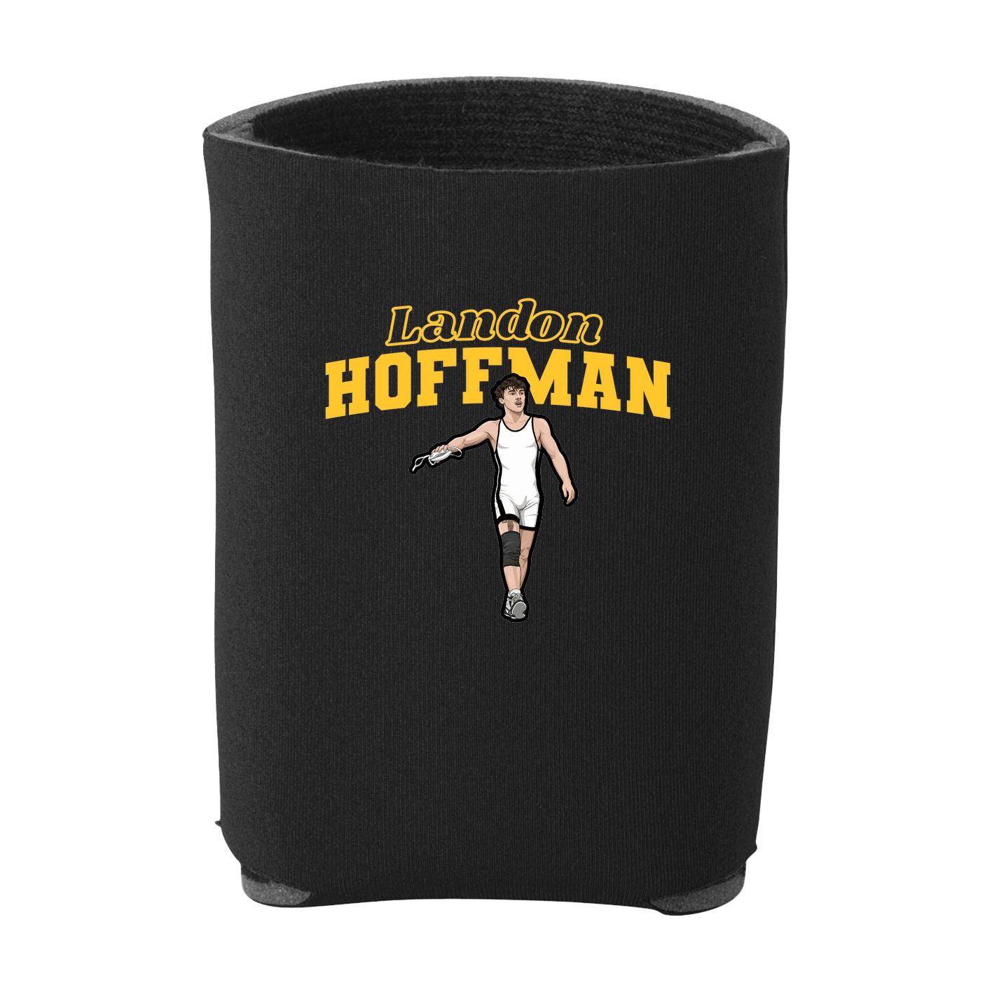 Can Holder — Name Arch in Black