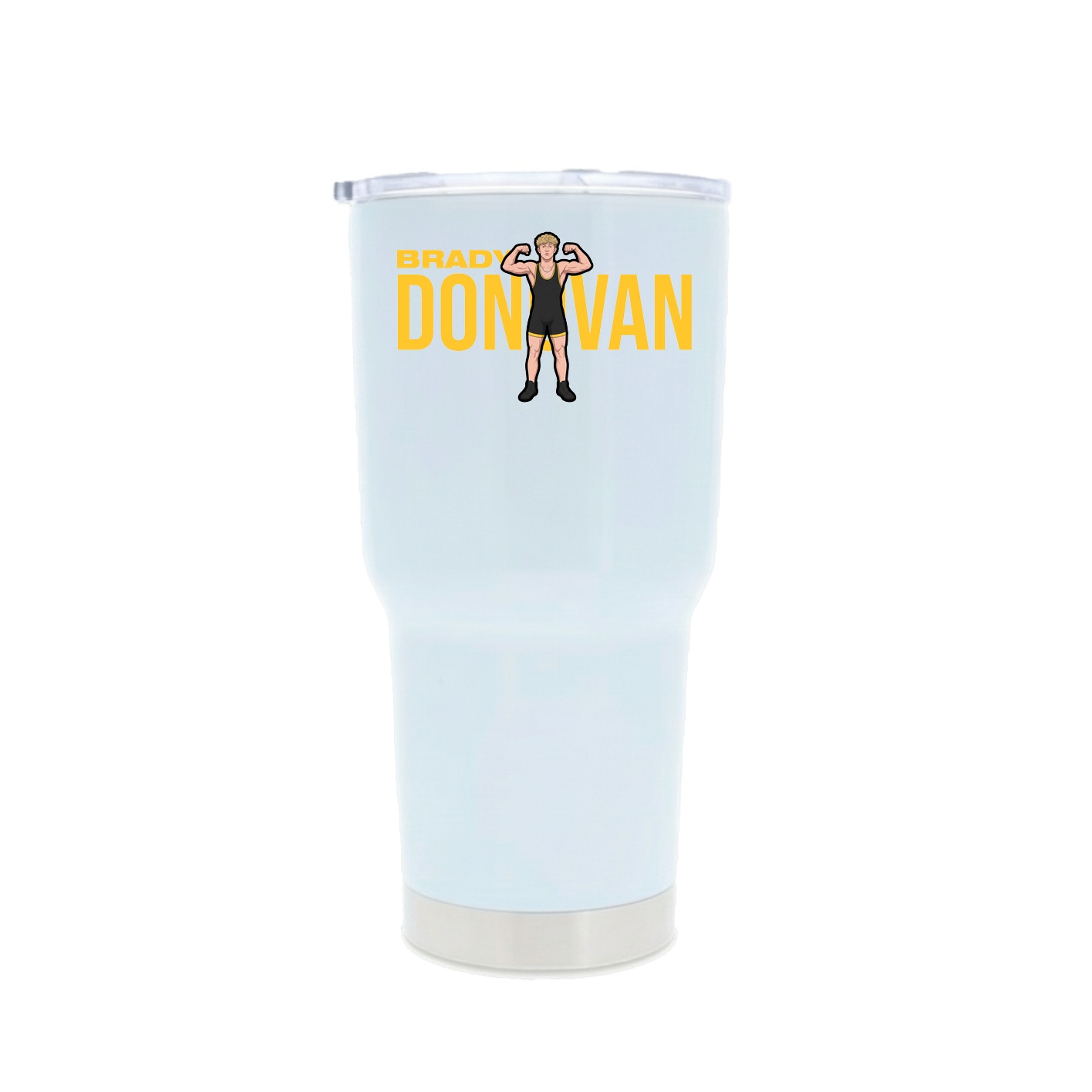 30oz Stainless Steel Tumbler — Player Name in White