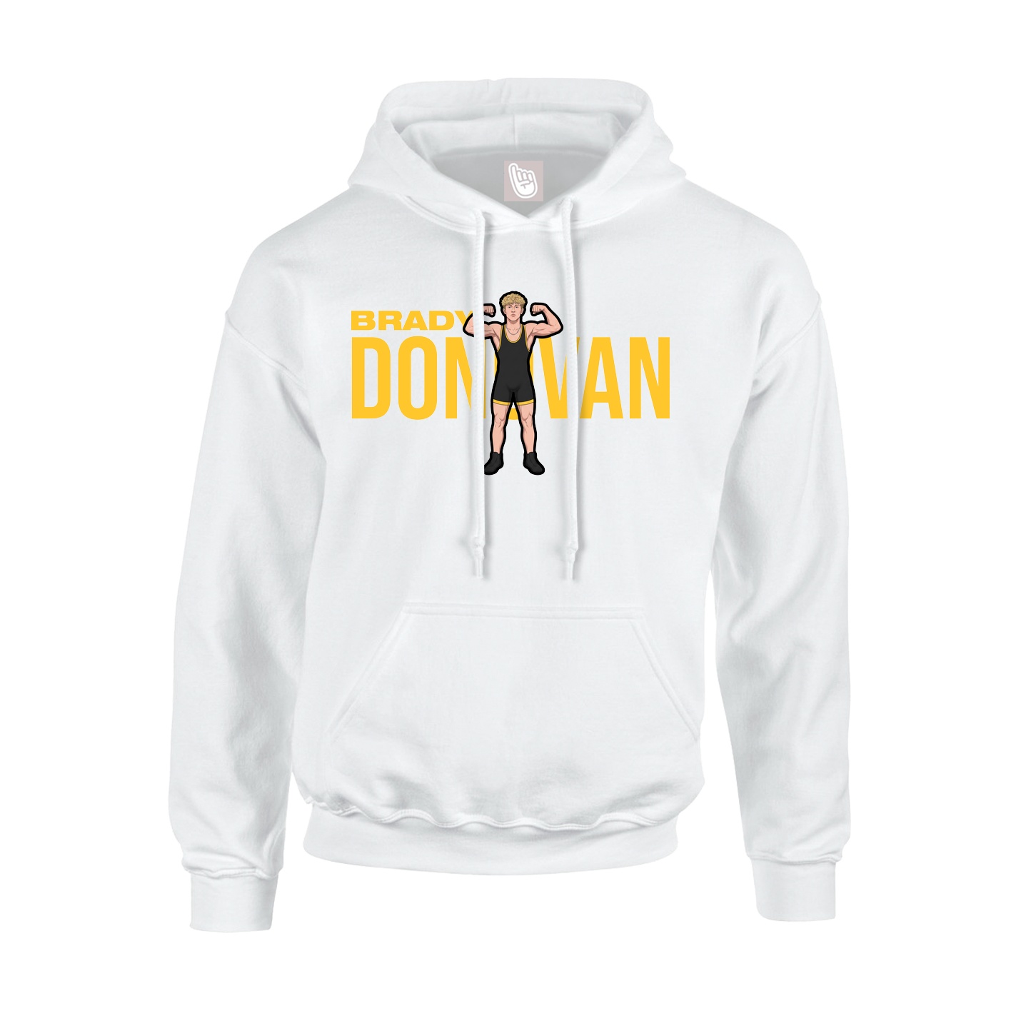 Youth Hoodie — Player Name in White