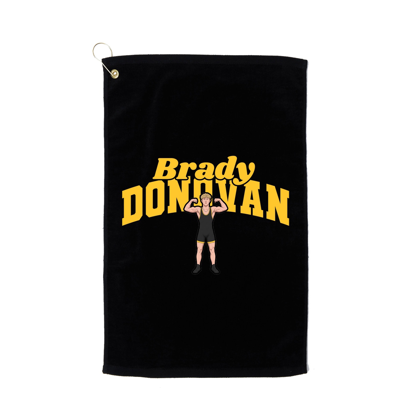 Golf Towel — Signature Arch in Black
