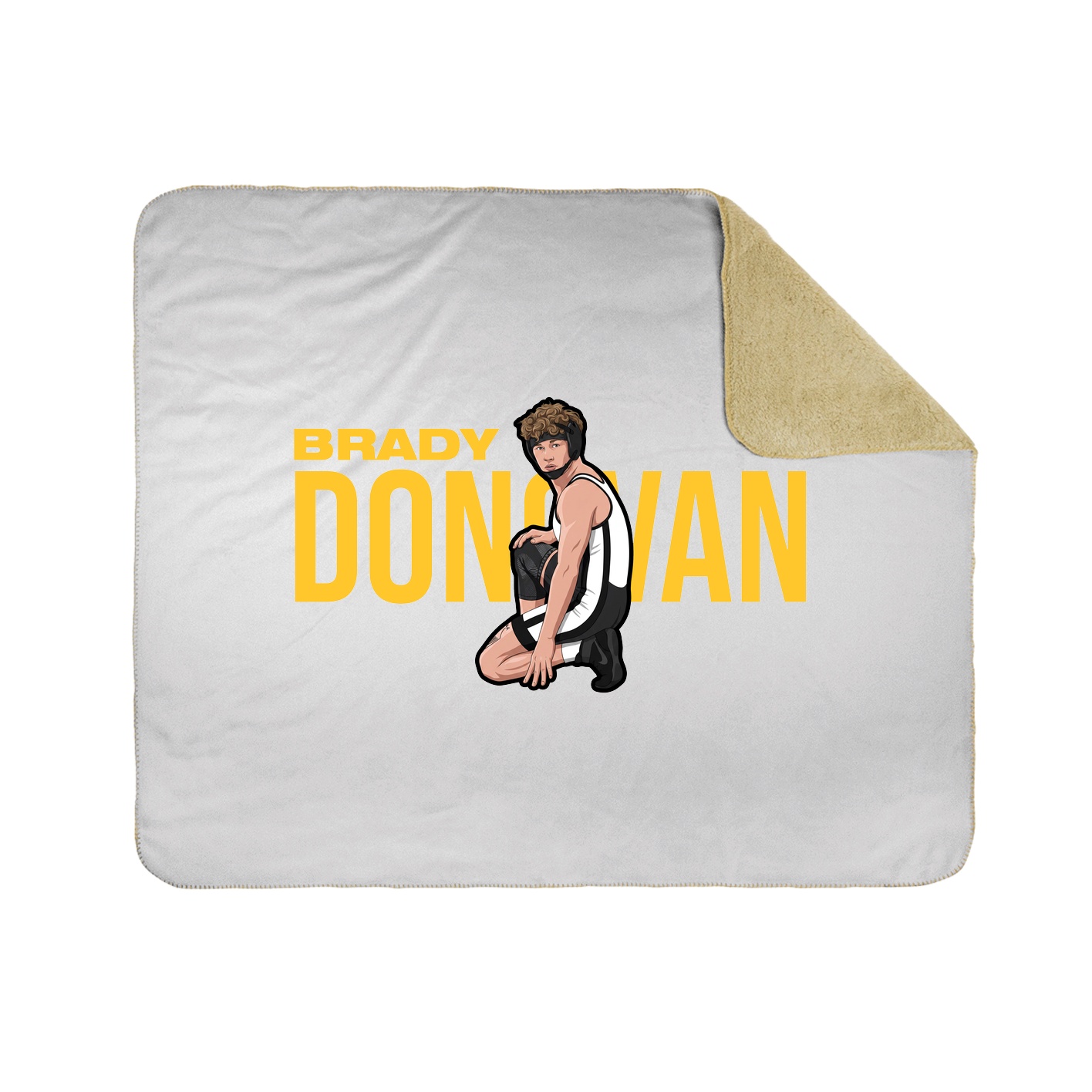 Throw Blanket — Player Name in White