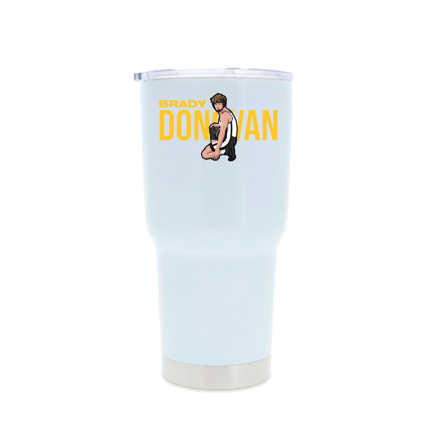 30oz Stainless Steel Tumbler — Player Name in White