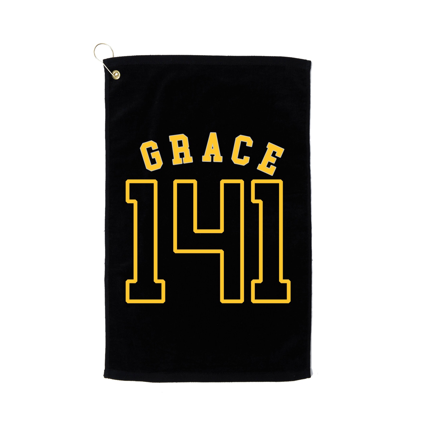 Golf Towel — Shirsey Arch in Black