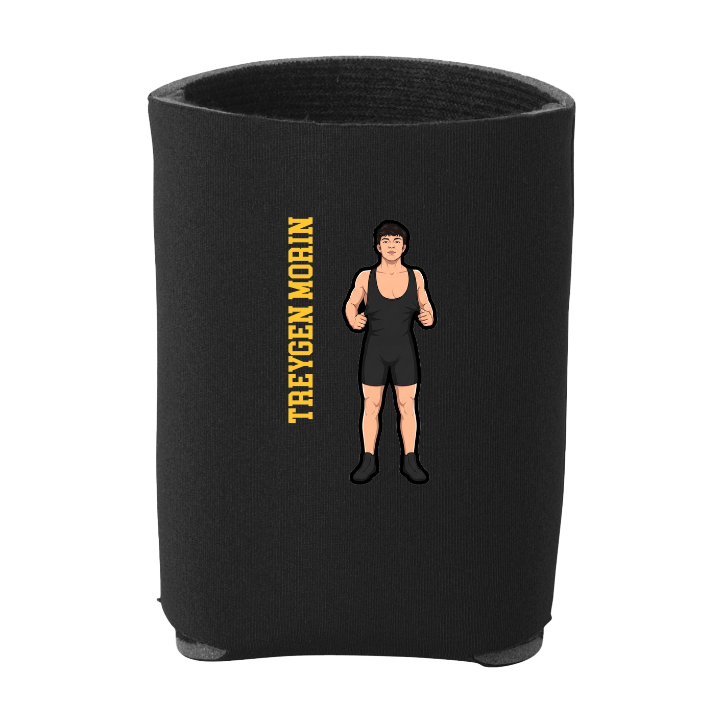 Can Holder — Name Vertical in Black