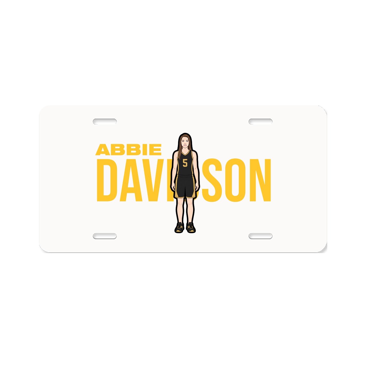 License Plate — Player Name in Classic