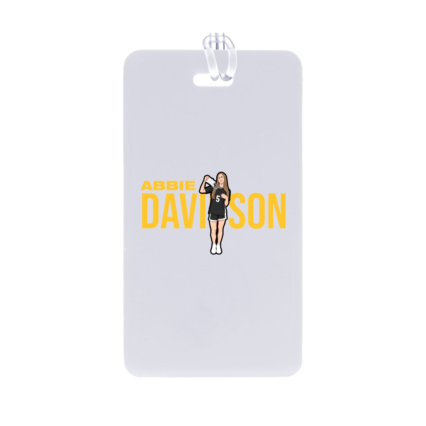 Bag Tag — Player Name in Classic