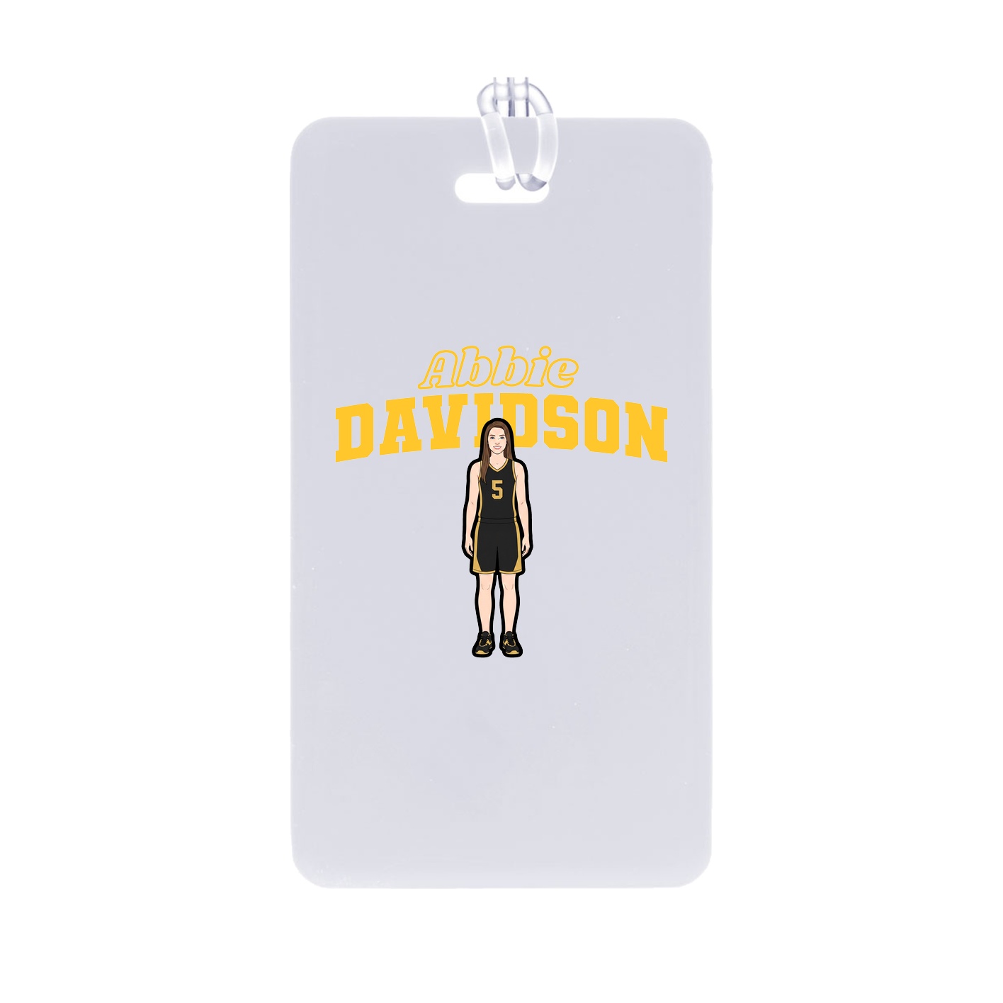 Bag Tag — Name Arch in Classic