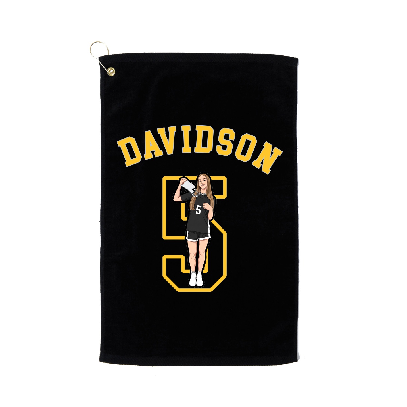 Golf Towel — Shirsey Arch in Black