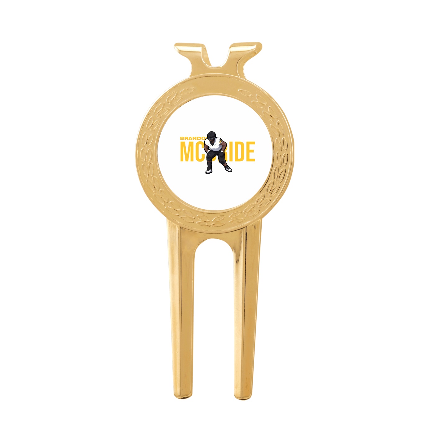 Divot Tool with Ball Marker — Player Name in Classic