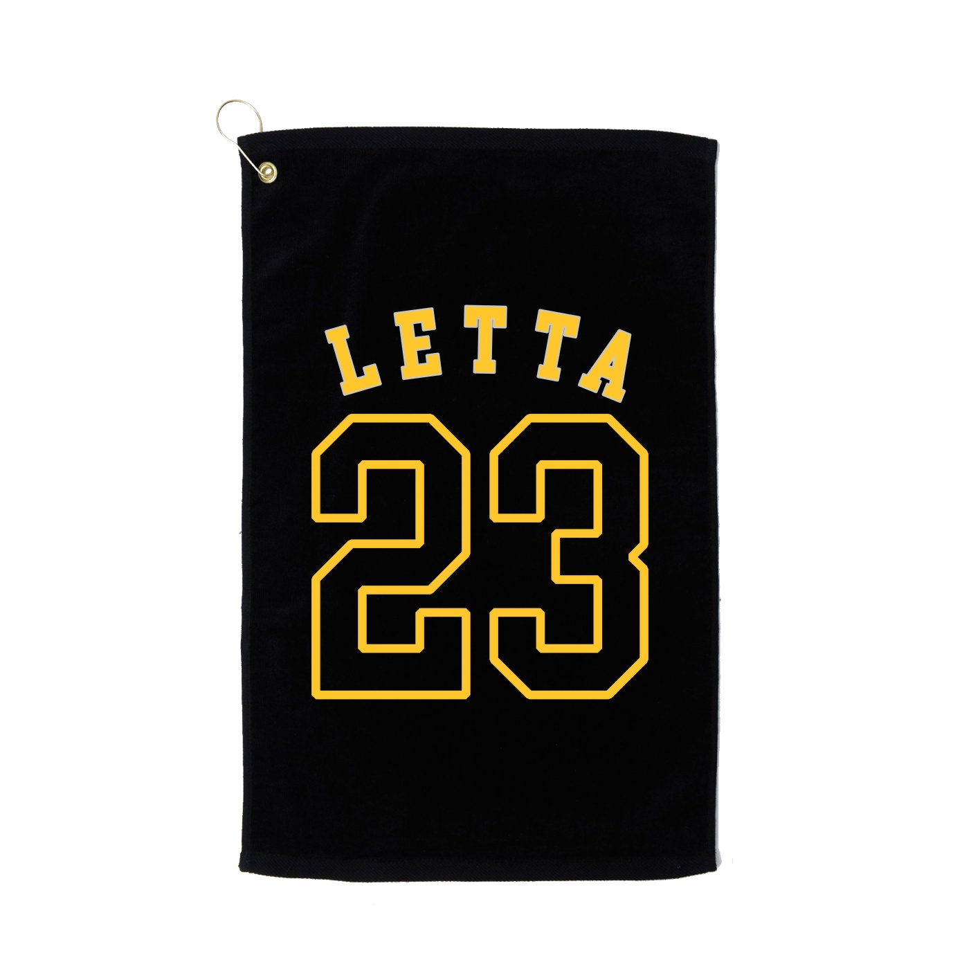 Golf Towel — Shirsey Arch in Black