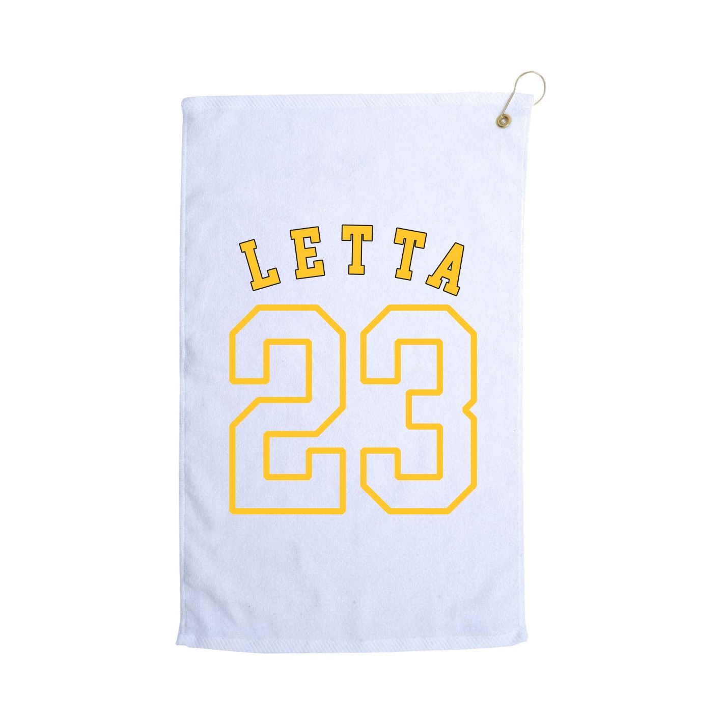 Golf Towel — Shirsey Arch in White