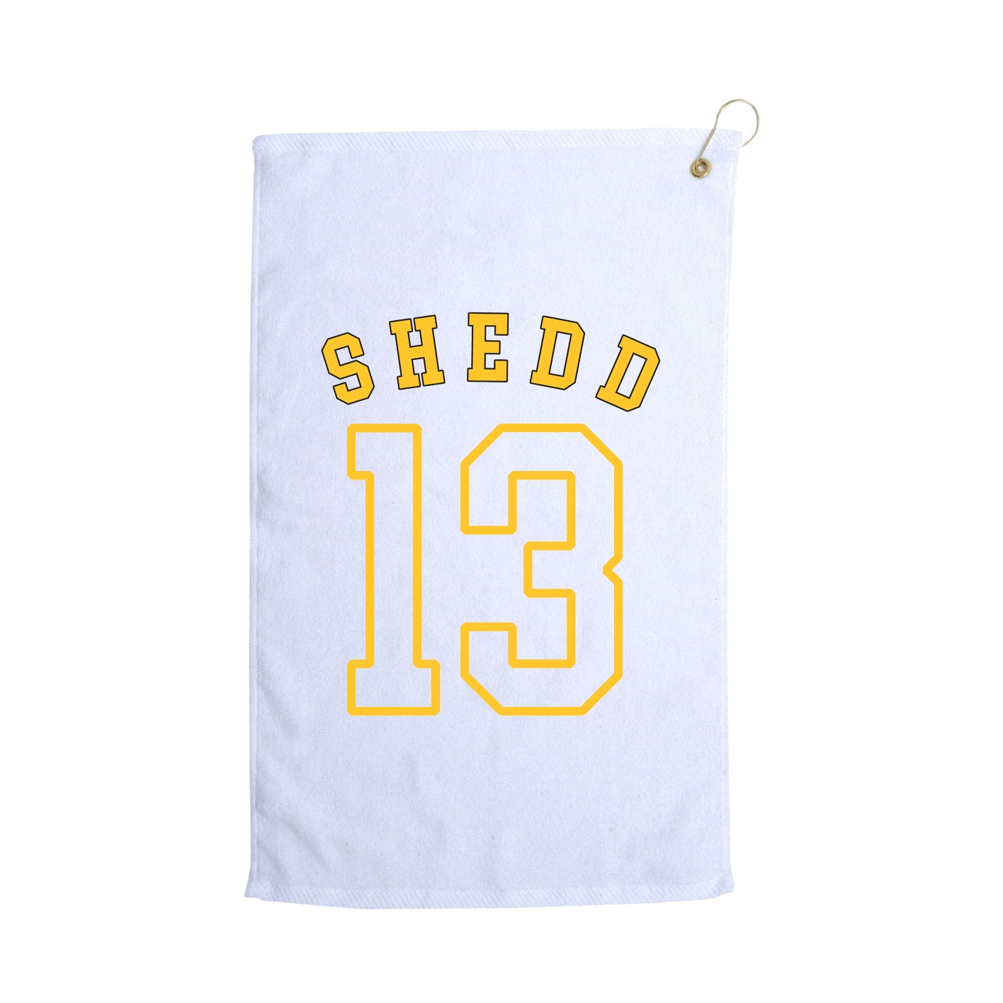 Golf Towel — Shirsey Arch in White