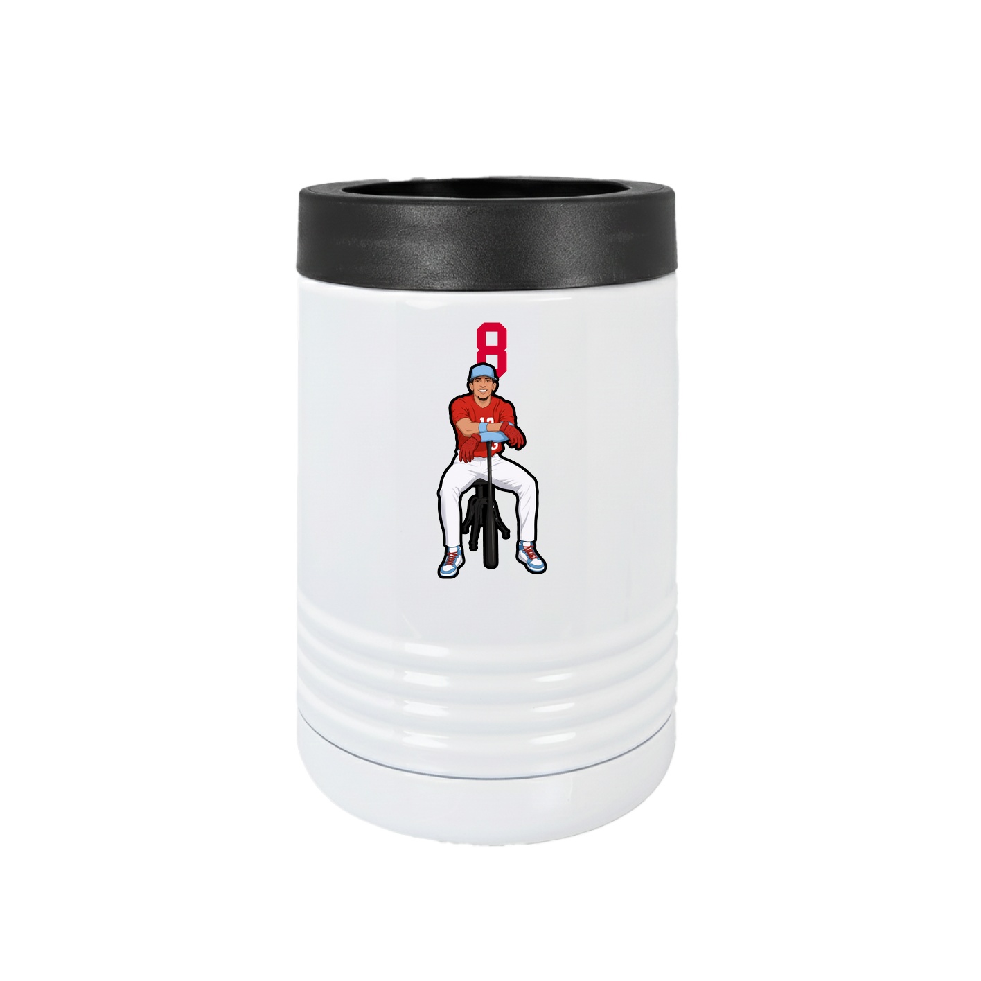Beverage Holder — Number Top in White