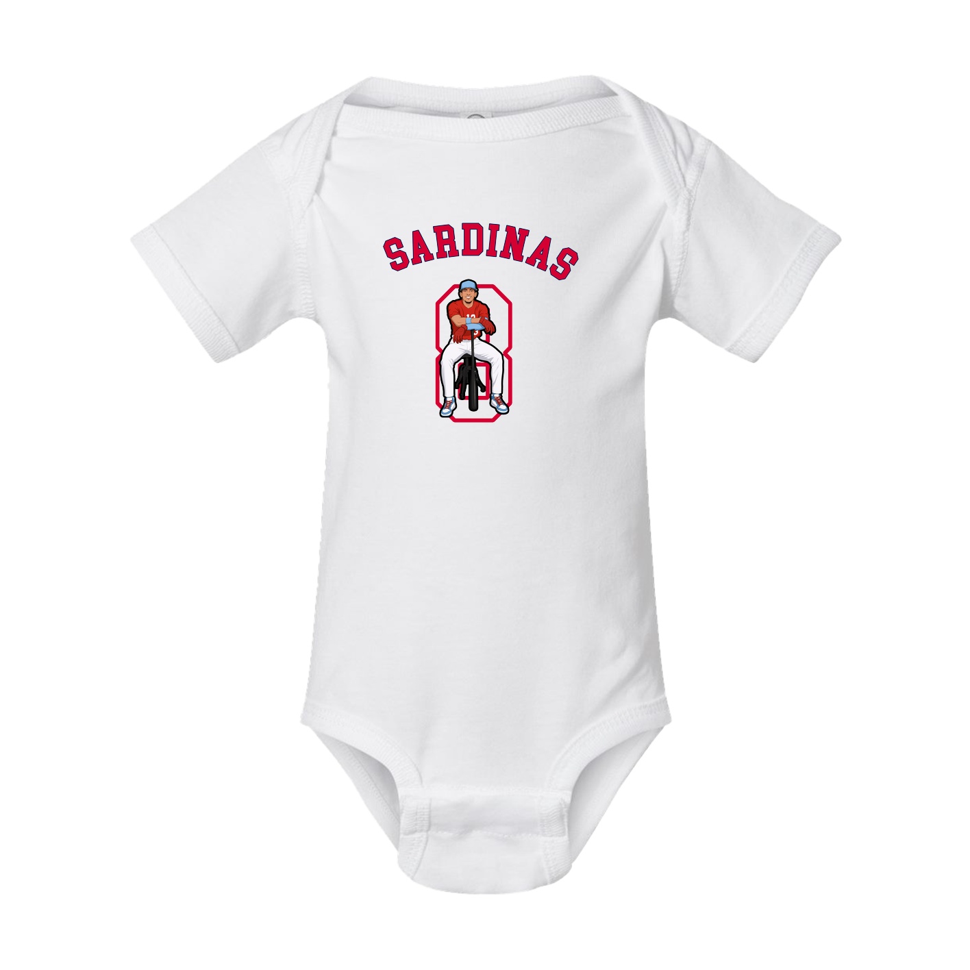 Baby Onesie — Shirsey Arch in White
