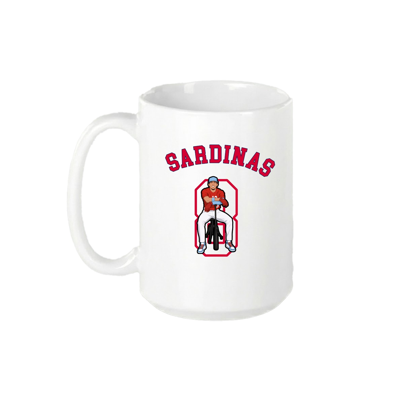 15oz Coffee Mug — Shirsey Arch in White