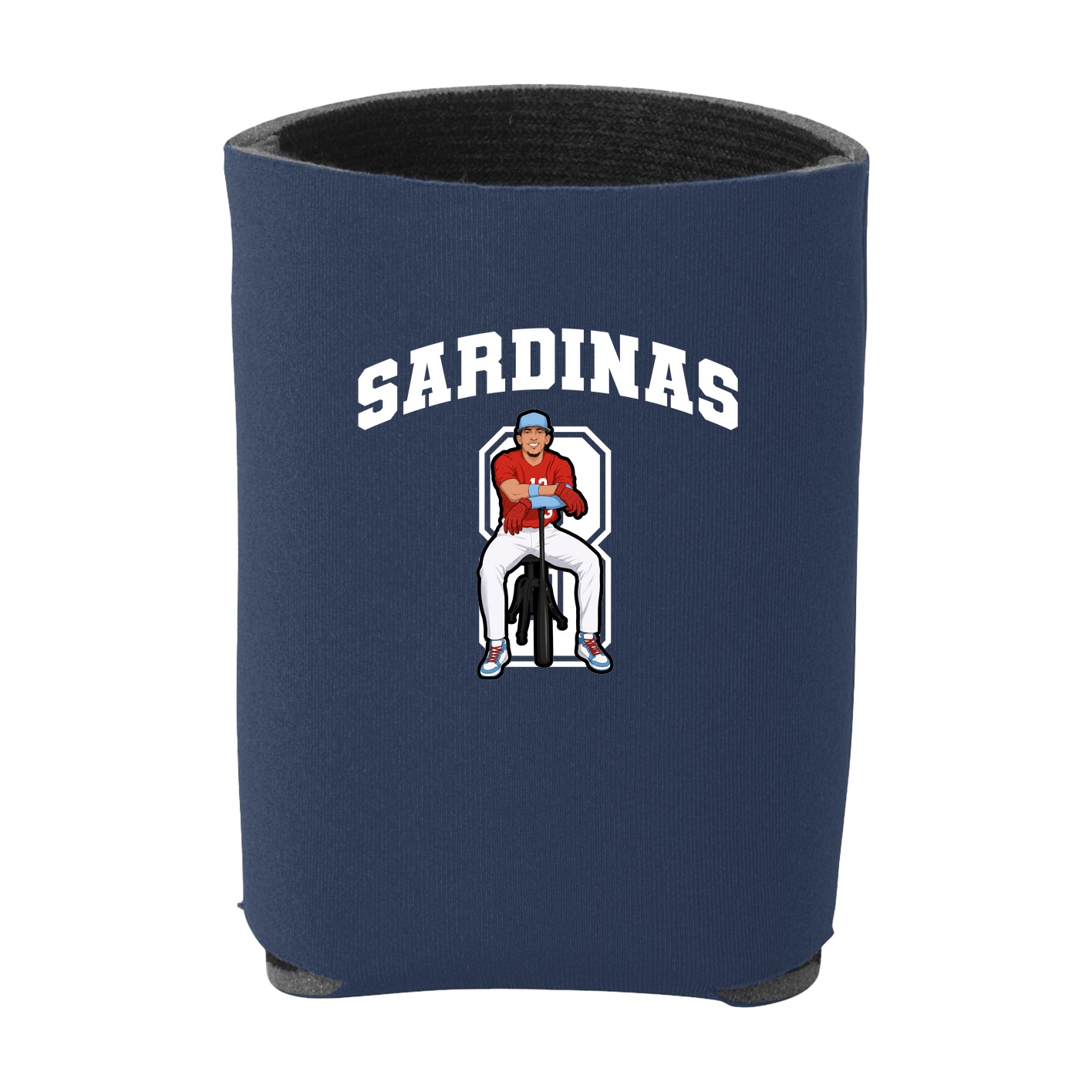 Can Holder — Number in Navy