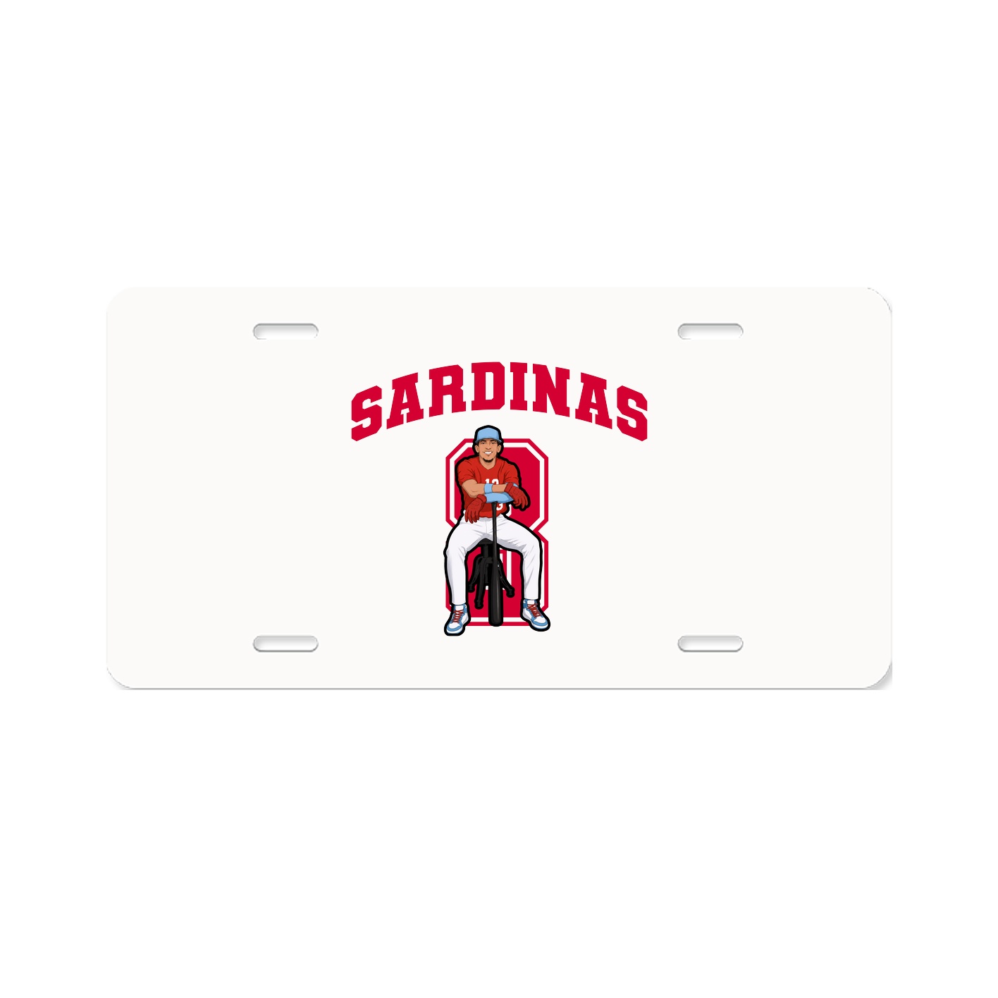 License Plate — Number in Classic
