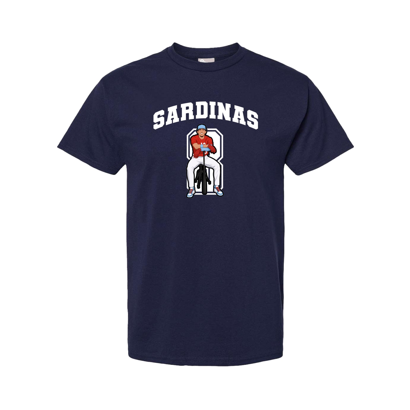 Tee — Number in Navy