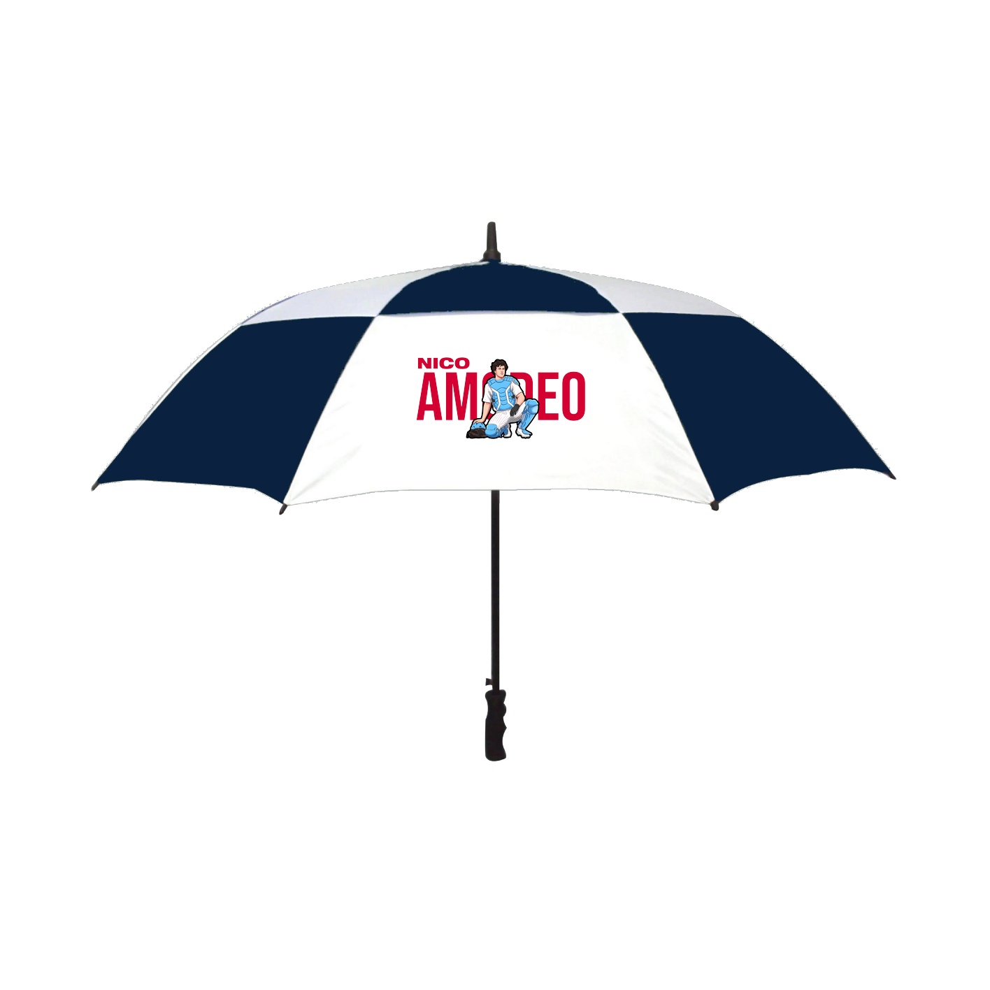 Golf Umbrella — Player Name in Navy