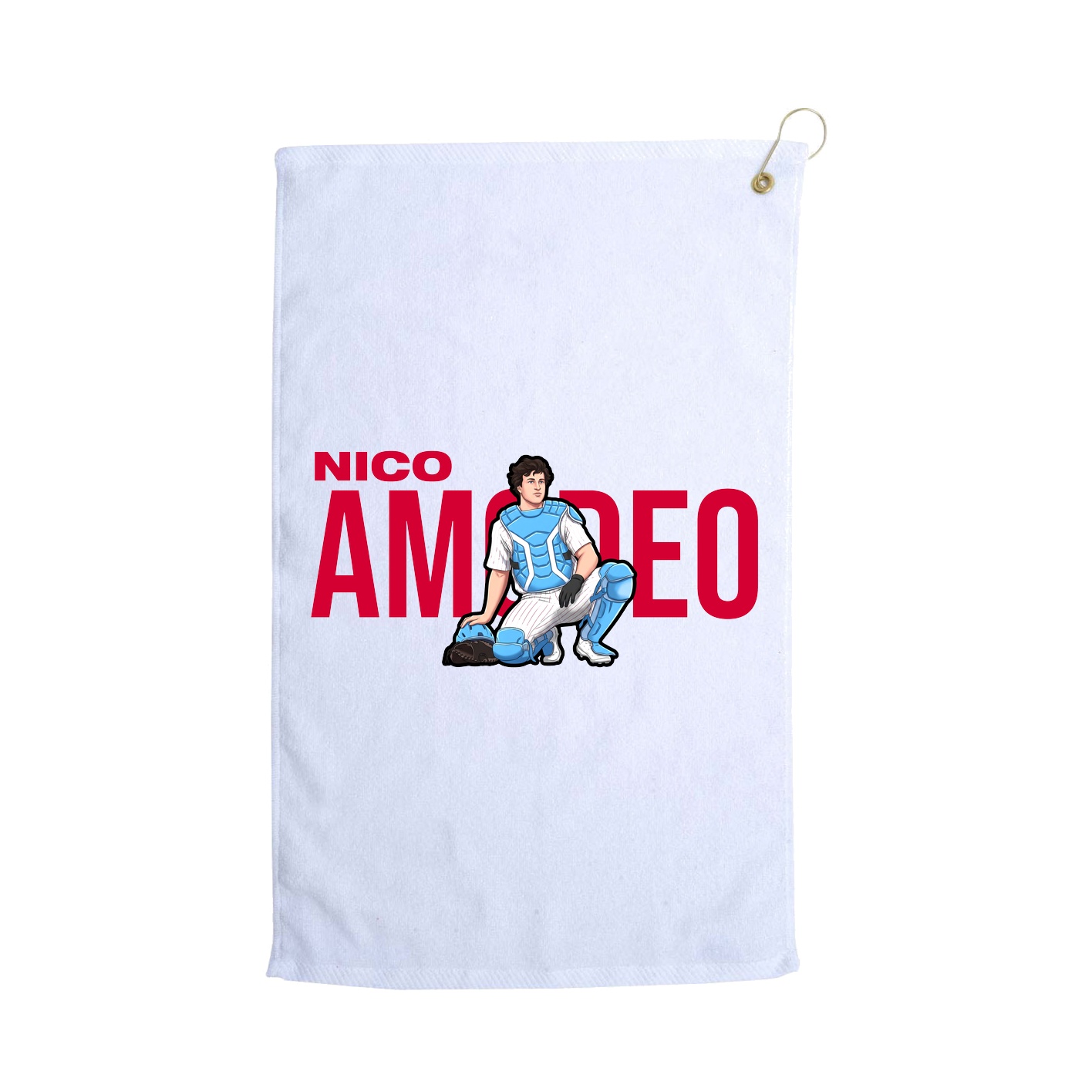 Golf Towel — Player Name in White