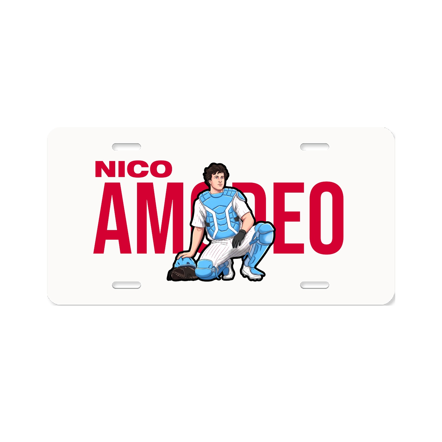 License Plate — Player Name in Classic