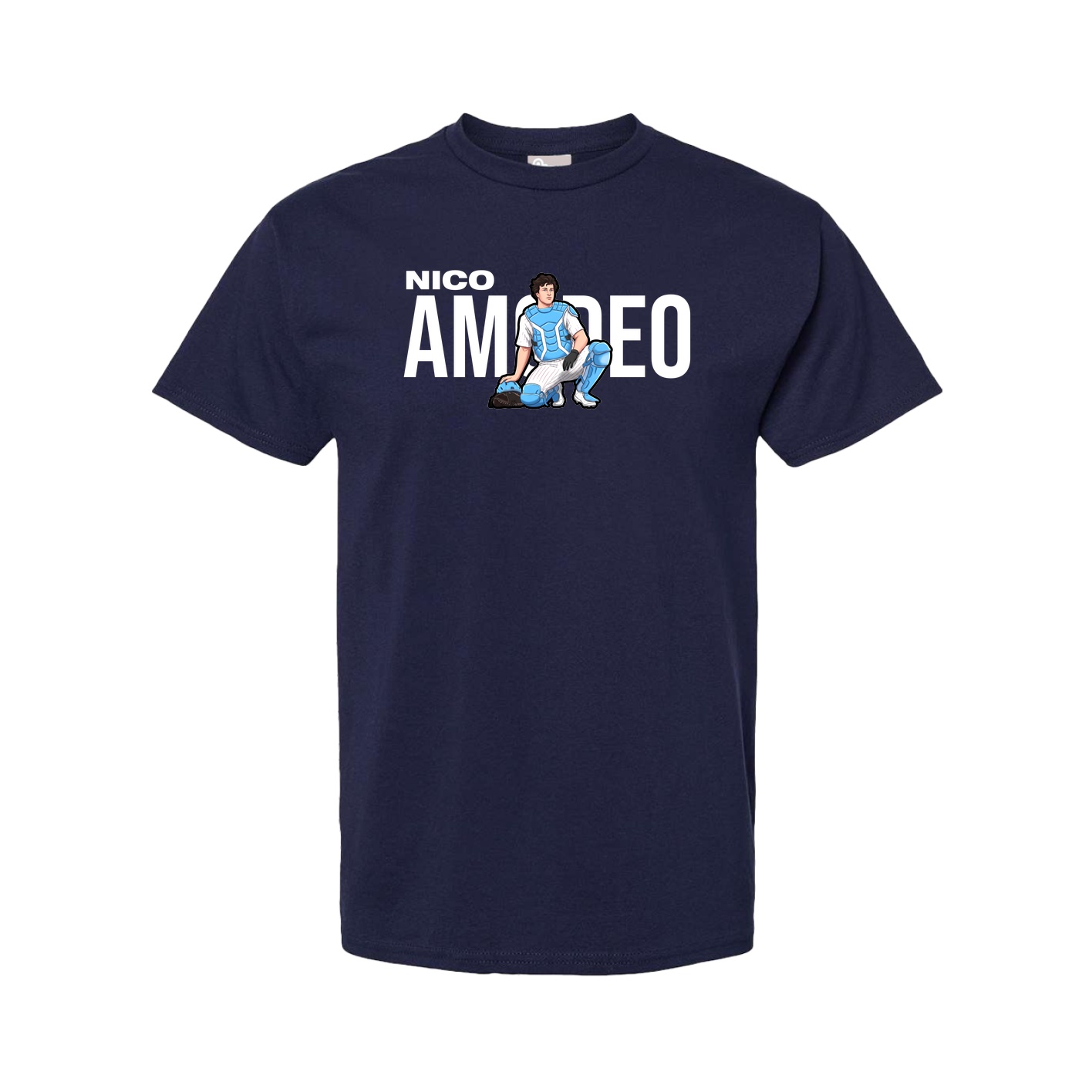 Youth Tee — Player Name in Navy