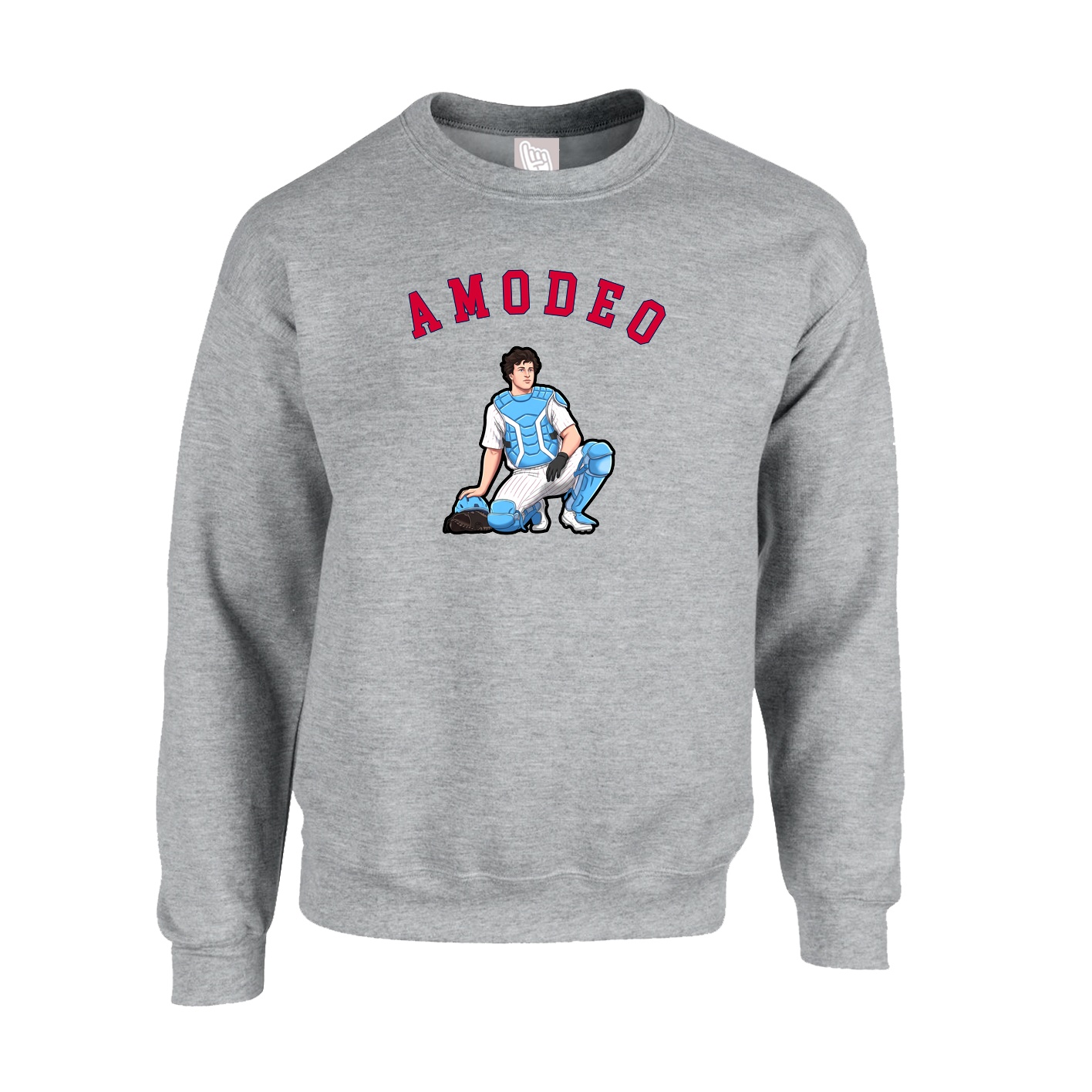 Fleece Crew — Shirsey Arch in Grey