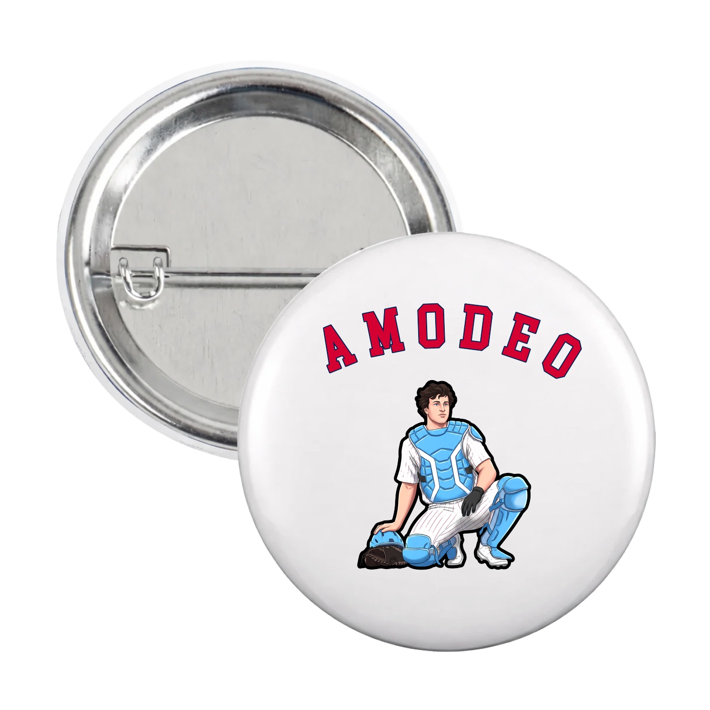 Game Day Button — Shirsey Arch in White