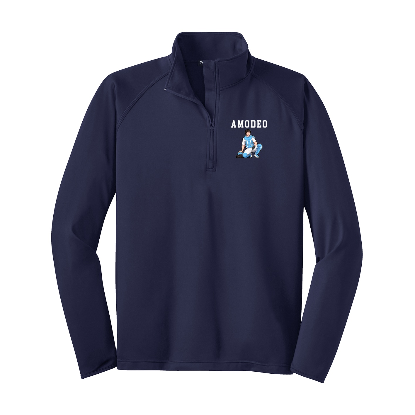 Q-Zip Pullover — Shirsey in Navy