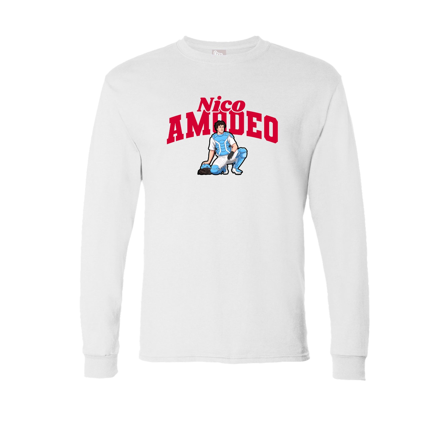Long Sleeve Tee — Signature Arch in White