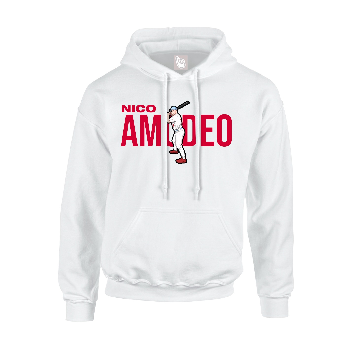 Hoodie — Player Name in White
