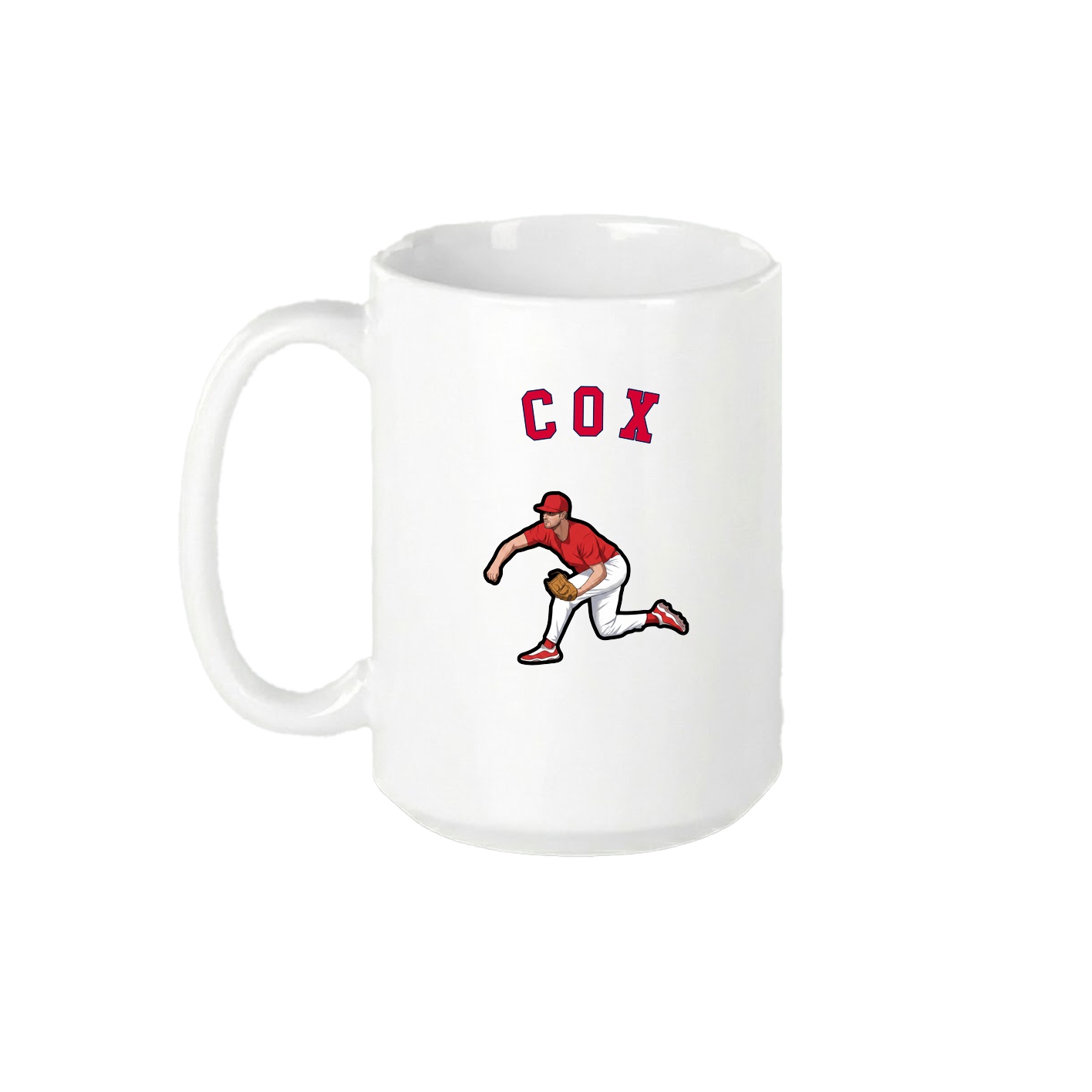 15oz Coffee Mug — Shirsey Arch in White