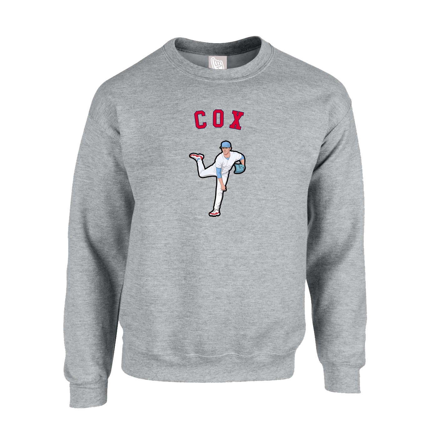 Fleece Crew — Shirsey Arch in Grey
