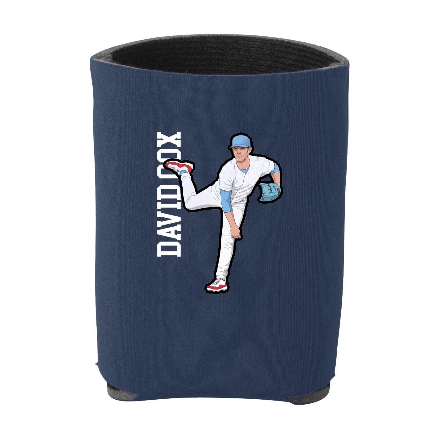 Can Holder — Name Vertical in Navy